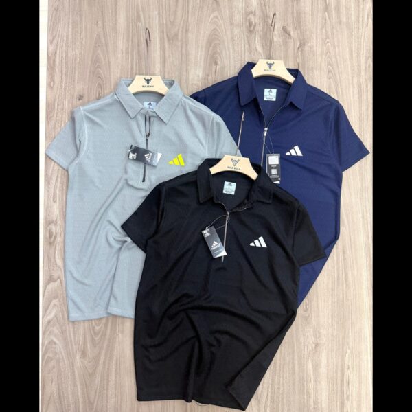 ADIDAS POLO ZIPPER