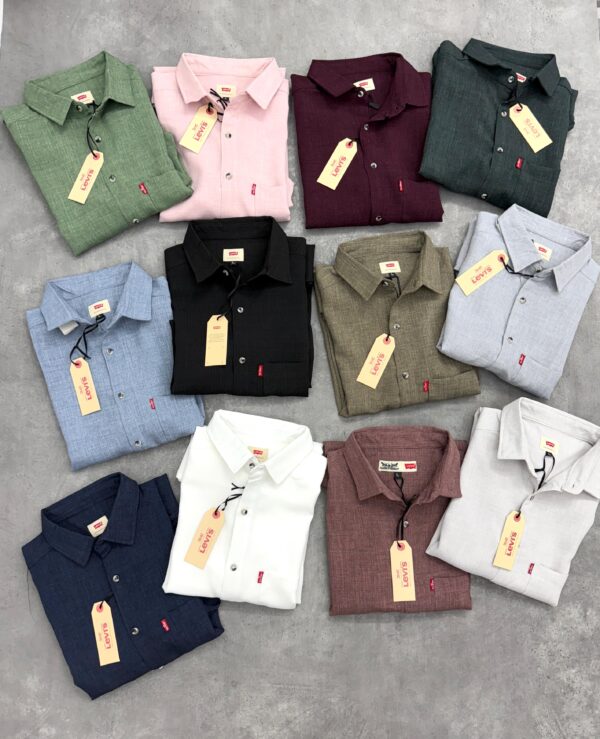 LEVIS ORIGINALS CANVAS COLLERED SHIRT