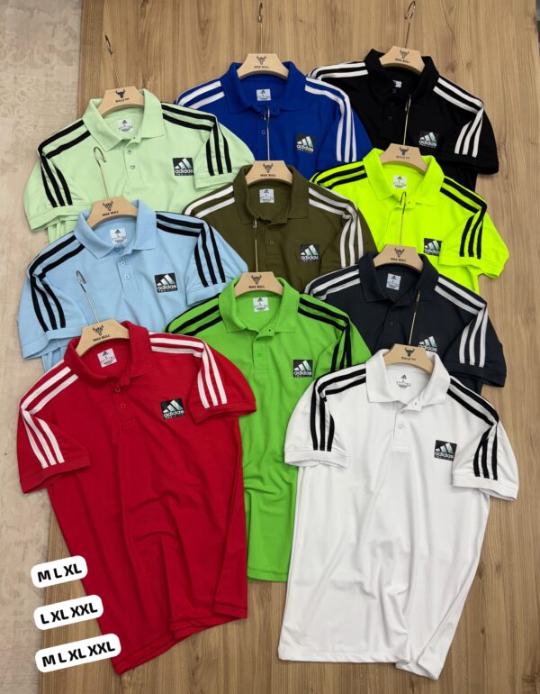 ADIDAS THREE STRIPES POLO