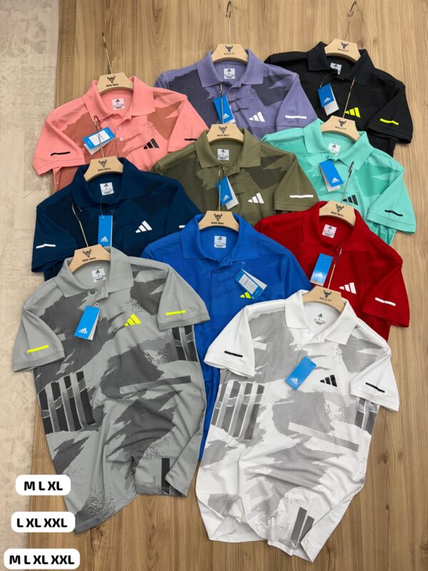 ADIDAS  STRIPES POLO