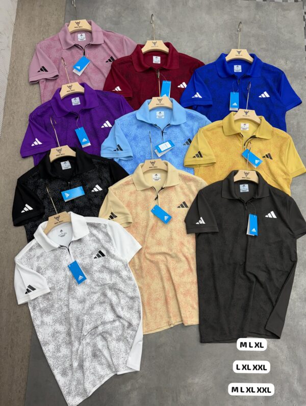 ADIDAS THREE STRIPES POLO
