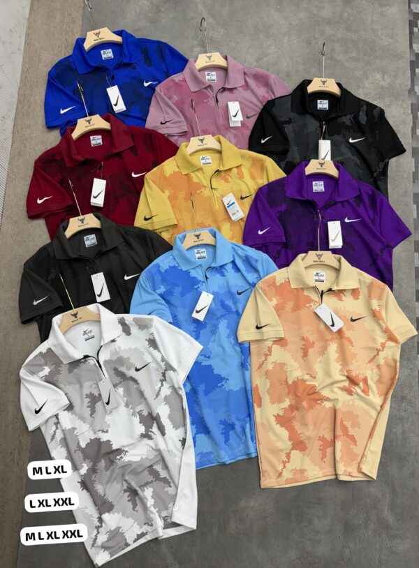 NIKE ZIPPER POLO