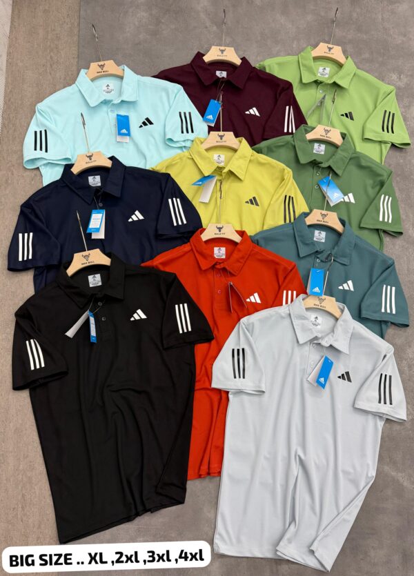 ADIDAS THREE STRIPES BIG SIZE POLO