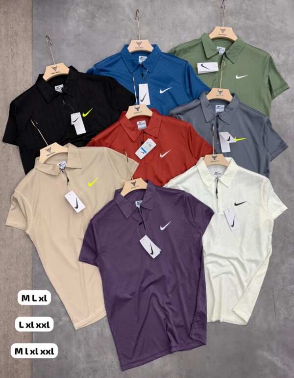 NIKE JAQUARD ZIPPER POLO