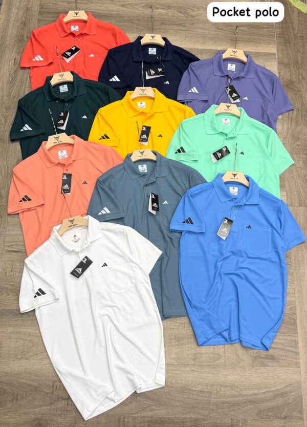 ADIDAS POCKET POLO T-SHIRT