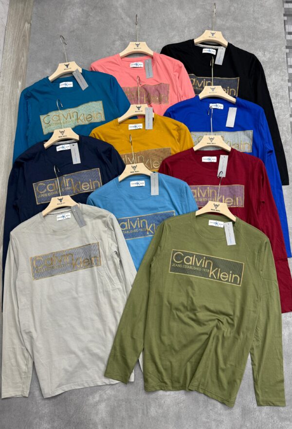 CALVIN KELIN COTTON FULL HAND TSHIRT