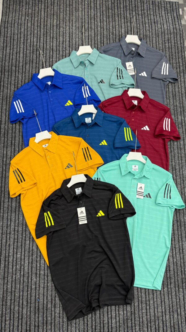 ADIDAS THREE STRIPES POLO