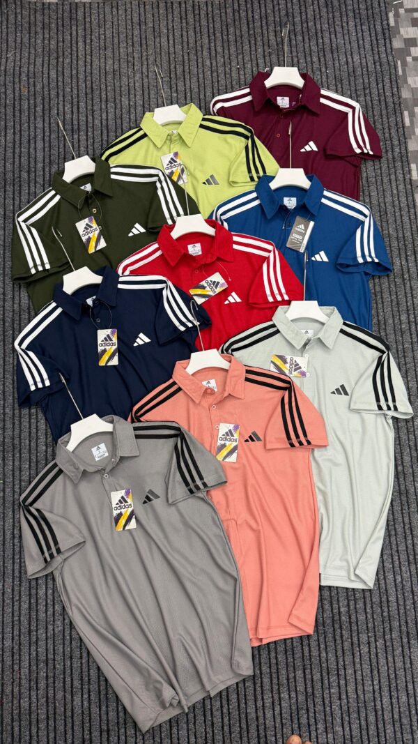 ADIDAS THREE STRIPES NETFOLDING POLO