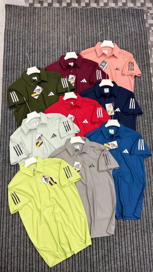 ADIDAS THREE STRIPES POLO
