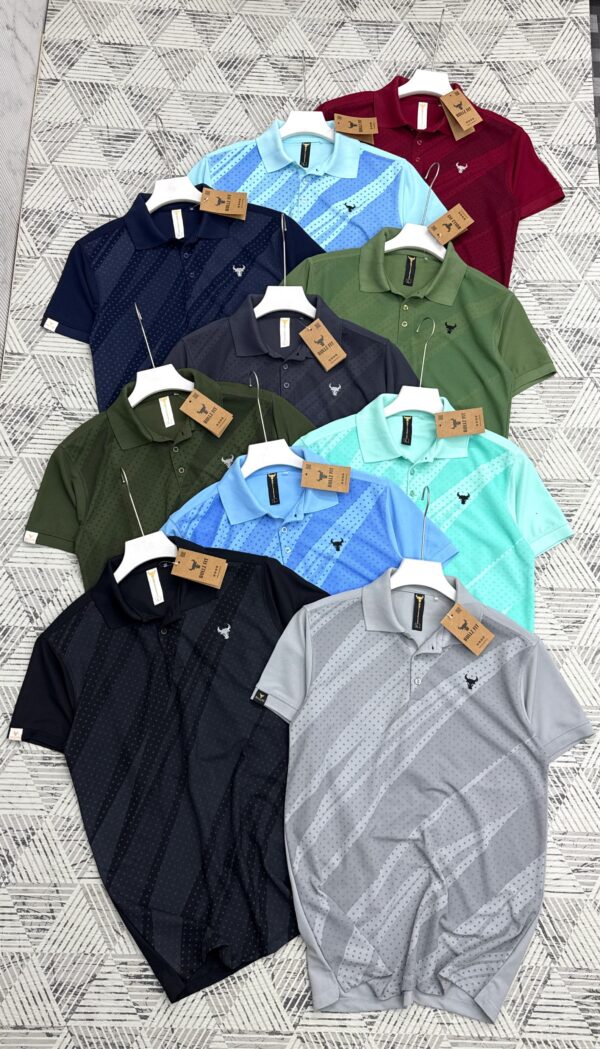 BULLZ FIT PRINTED POLO