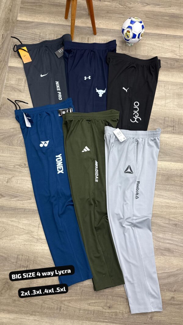 MULTIBRAND 4WAY LYCRA BIG SIZE TRACKPANT