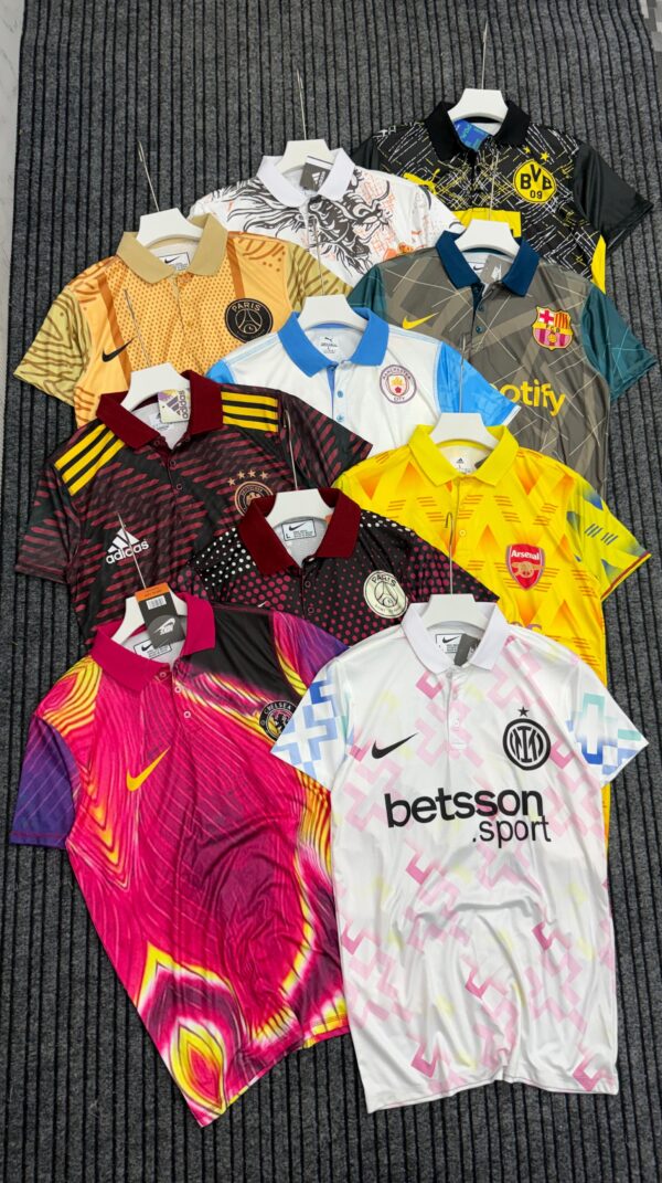 ⚽️ FOOTBALL JERSEY MULTI BRAND PRINTED POLO