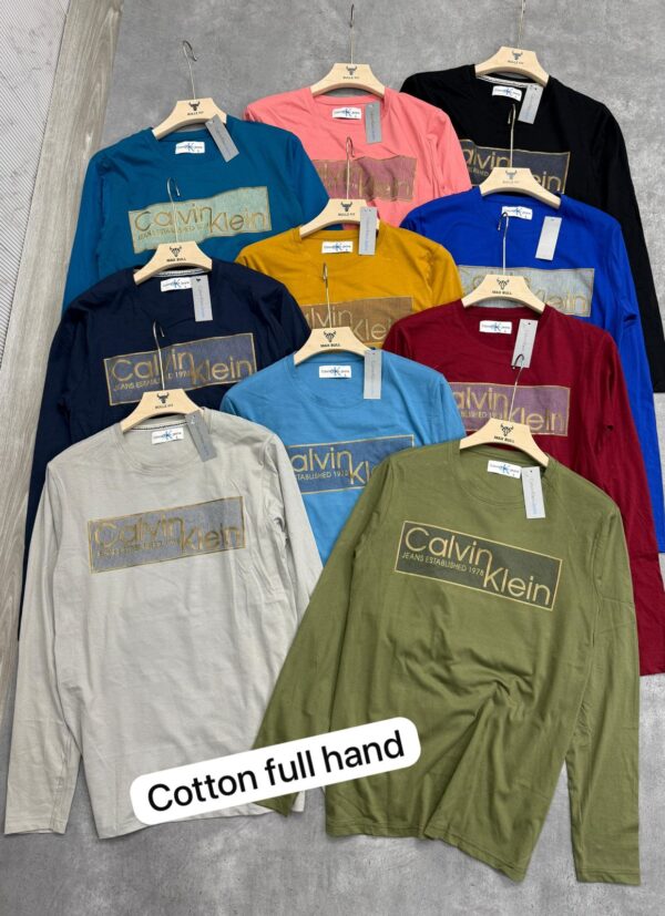 CALVIN KELIN FULL HAND ROUND NECK
