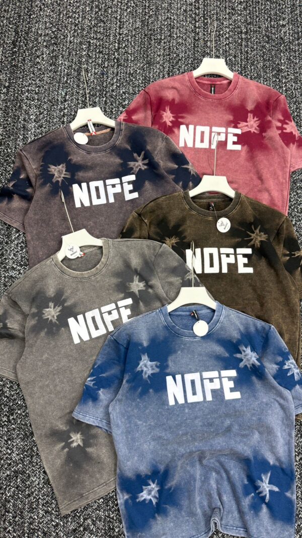 oversized GENTLE ACID WASH ROUND  NECK TSHIRT