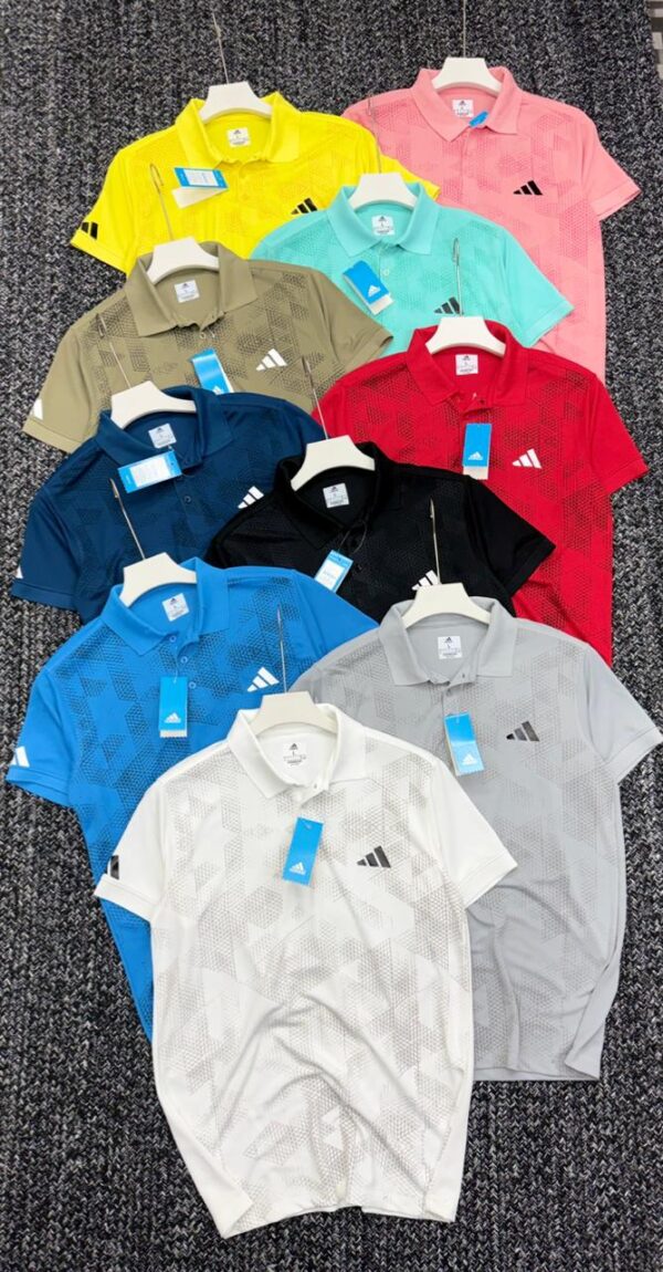 ADIDAS PRINTED PREMEIUM POLO