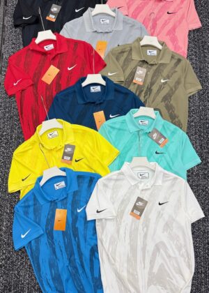 NIKE PRINTED PREMEIUM POLO - L XL XXL