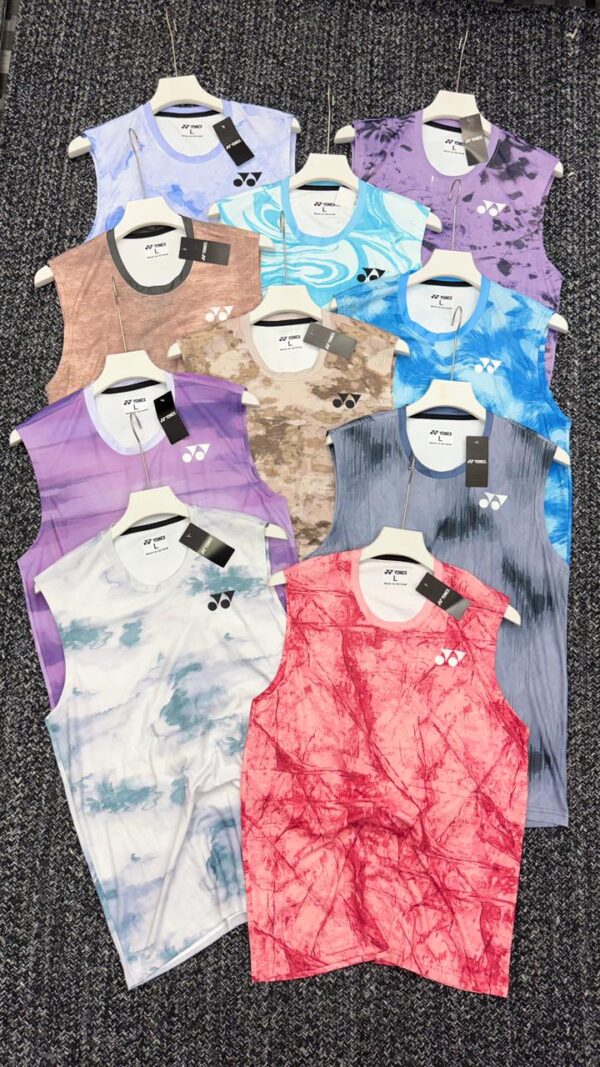 TECNO SPORT PRINTED DOUBLE SIDE SLEEVELESS