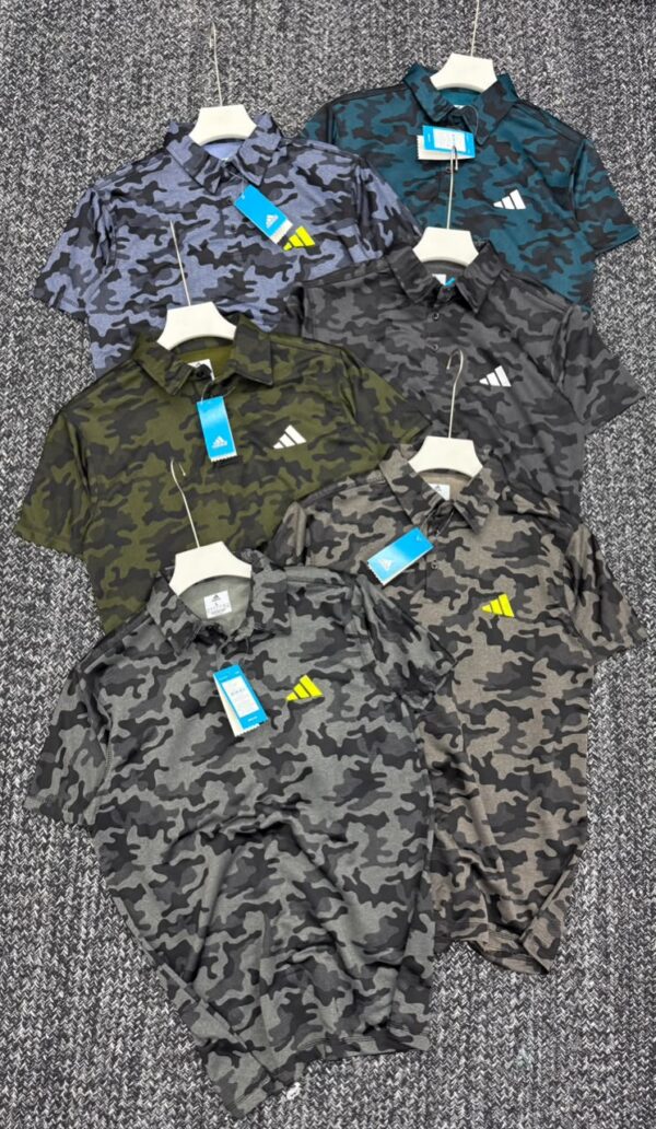 ADIDAS PREMEIUM CAMO JAQUARD POLO