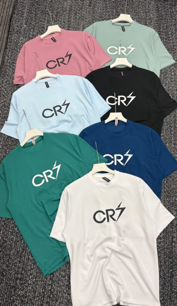 MAXBULL CR7 THREE STRIPES OVERSIZED ROUND NECK