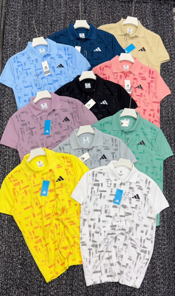 ADIDAS PREMEIUM THREE STRIPES MARS PIQUE COLLAR POLO