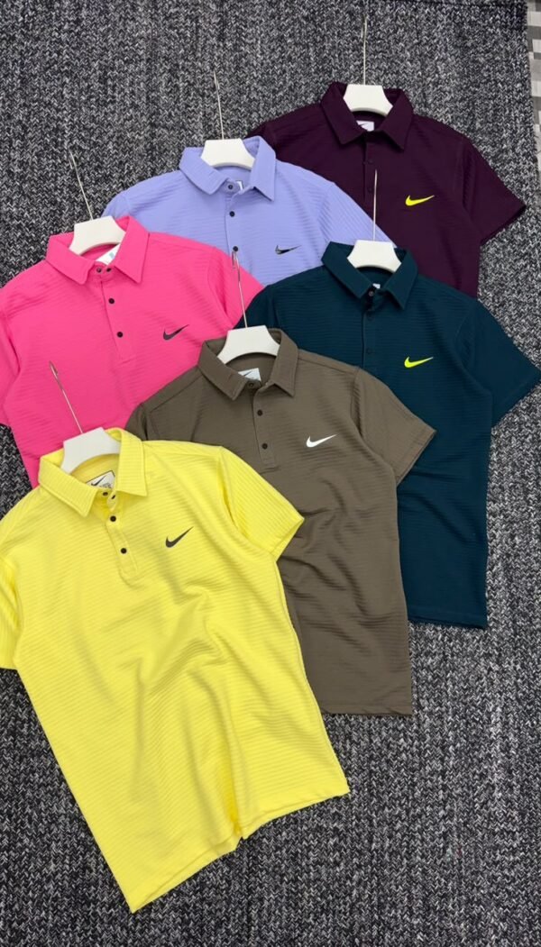 NIKE PREMEIUM STRIPED COLLAR POLO