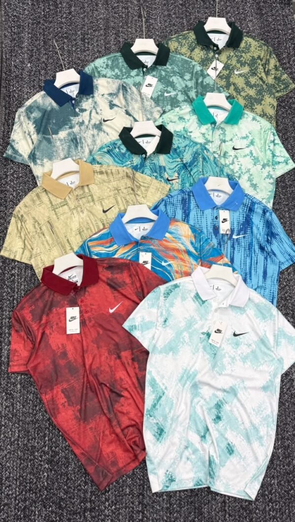 NIKE PREMEIUM IMPORTED KOREON KNIT FABRIC DOUBLE SIDE PRINTED POLO