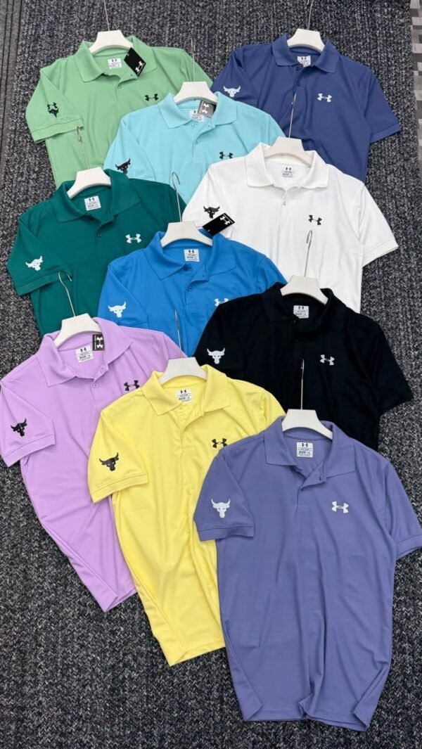 UNDER ARMOUR BULL MARS PIQUE COLLAR POLO