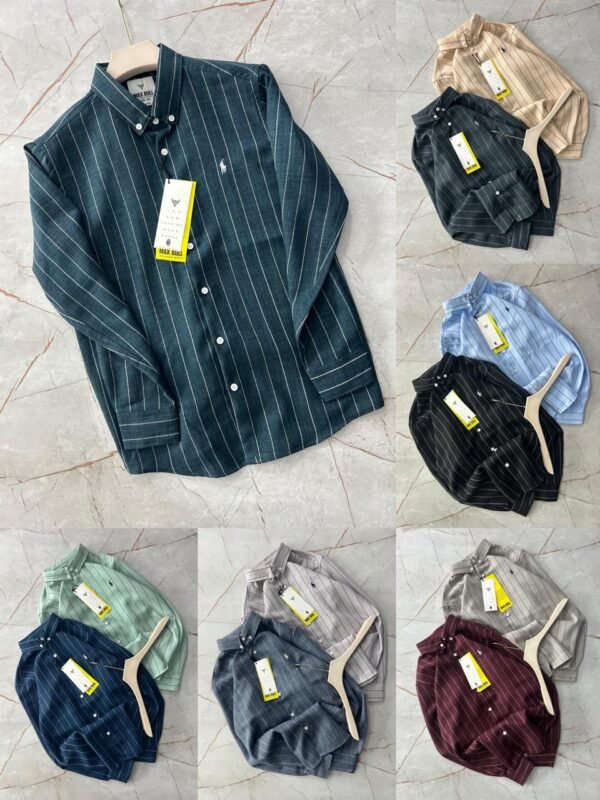 MAXBULL ULTRA QUALITY LUXURY FEEL QUALITY STRIPES SHIRTS
