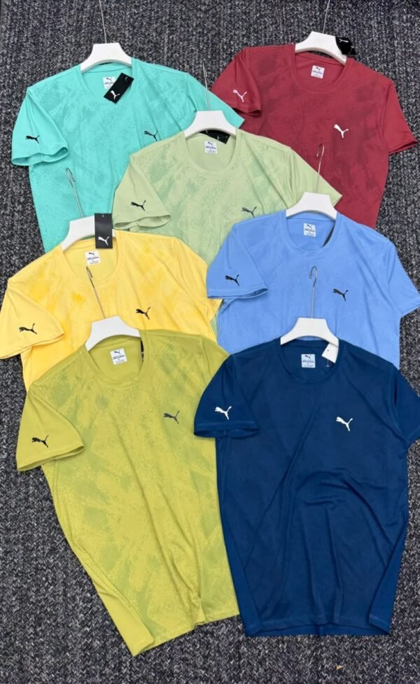 PUMA PREMEIUM IMPORTED TENSIL ULTRA SMOOTH PRINTED FABRIC ROUND NECK