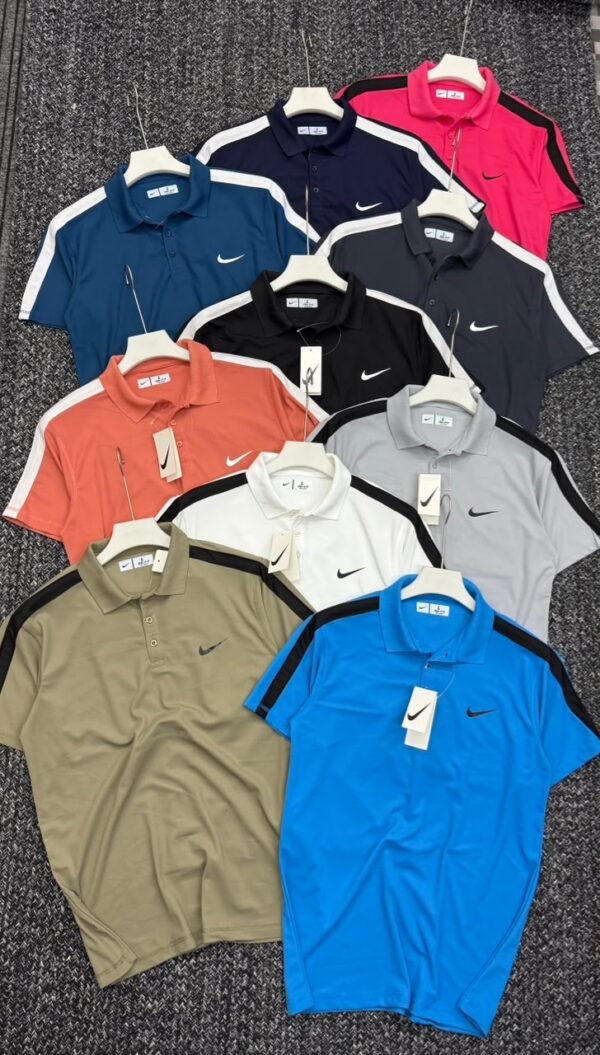 NIKE PREMEIUM MARS PIQUE PRINTED CUFF AND COLLAR POLO