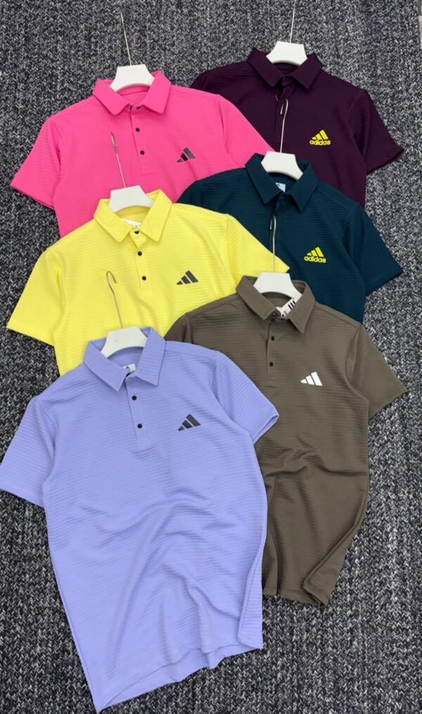 ADIDAS PREMEIUM STRIPED POLO