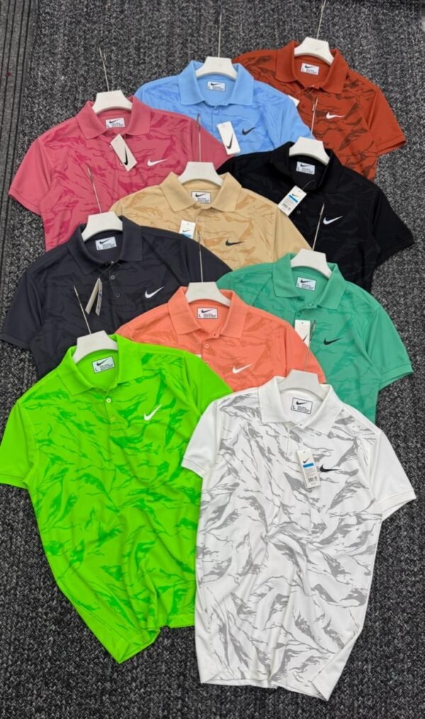 NIKE PREMEIUM MINI MARS PIQUE PRINTED POLO WITH SLEET