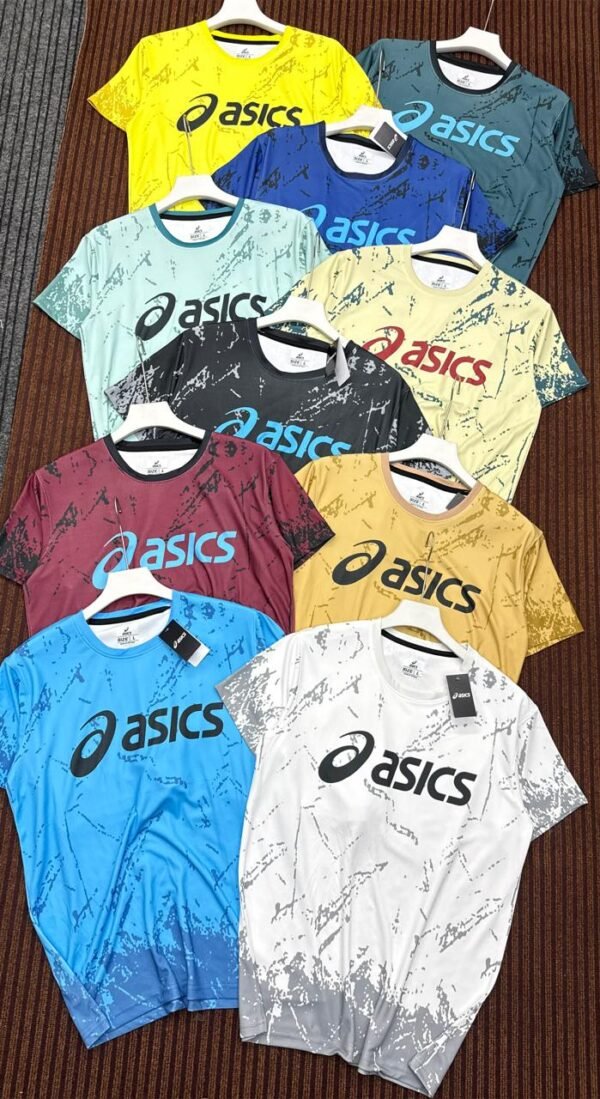 ASICS PREMEIUM IMPORTED KOREON KNIT FABRIC DOUBLE SIDE PRINTED POLO