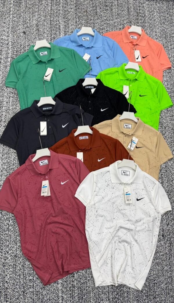NIKE PREMEIUM MINI mars PIQUUE PRINTED CUFF AND COLLAR POLO WITH SLEET