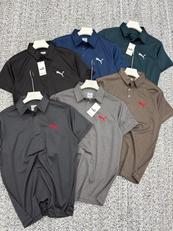 PUMA PREMEIUM IMPORTED DENIM LYCRA WITH EMBROIDERY LOGO POLO