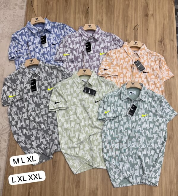 NIKE HI PREMEIUM IMPORTED FABRIC USED JAQUARD POLO