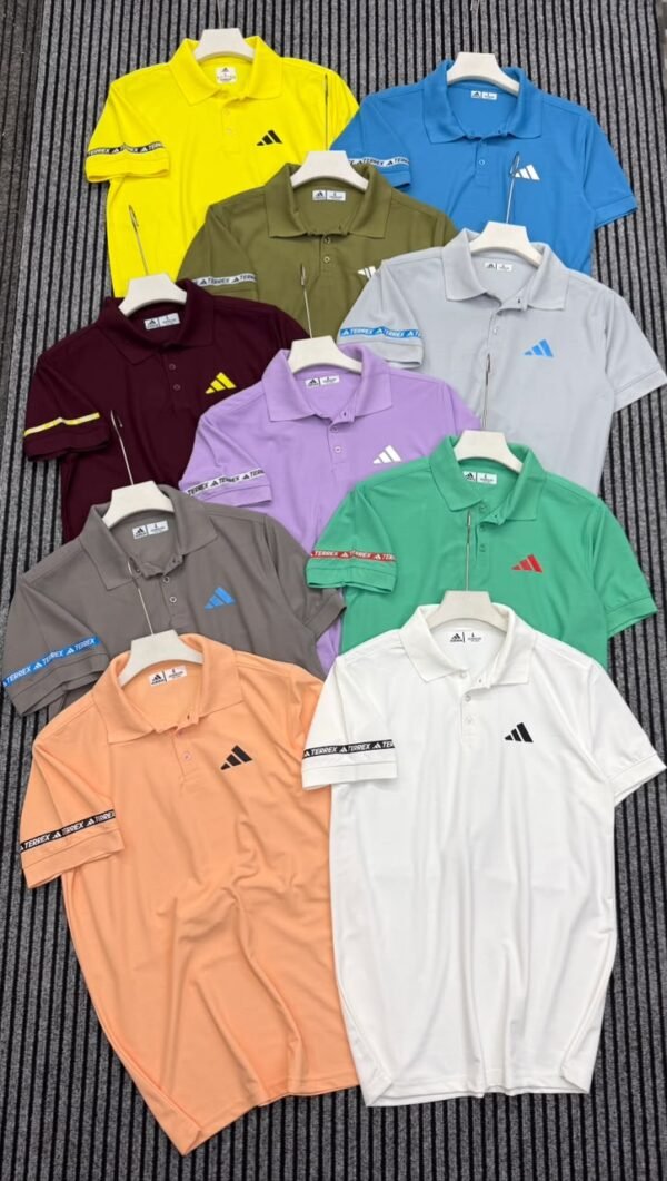 ADIDAS TERREX MARS PIQUE CUFF AND COLLAR POLO