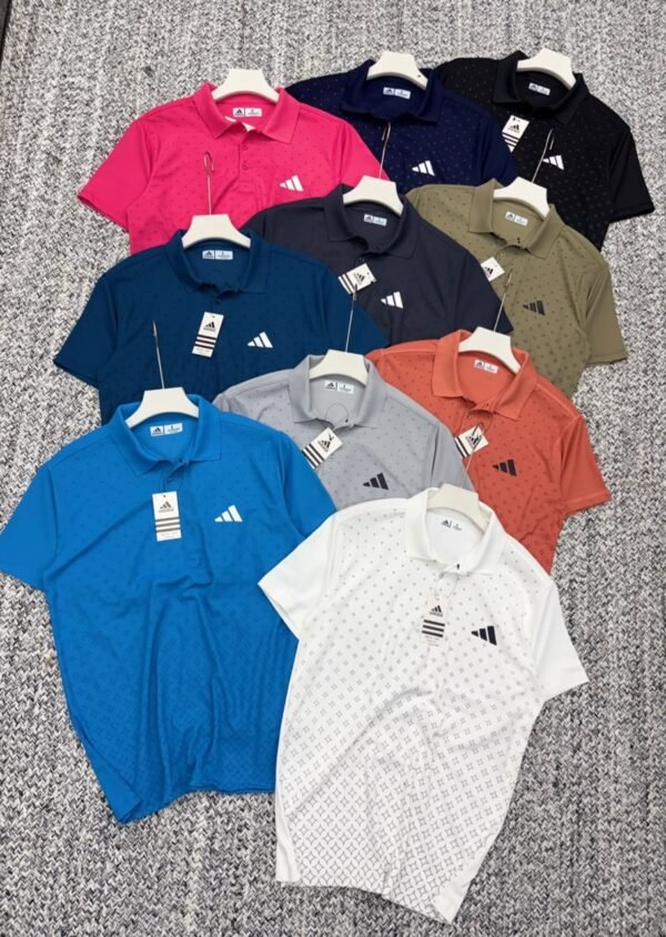 ADIDAS PREMEIUM MINI MARS PIQUE EMBROIDERY LOGO CUFF AND COLLAR POLO