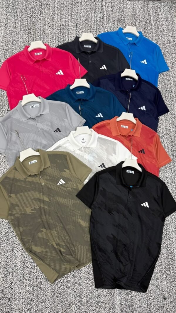 ADIDAS PREMEIUM MINI MARS PIQUE EMBROIDERY LOGO CUFF AND COLLAR POLO