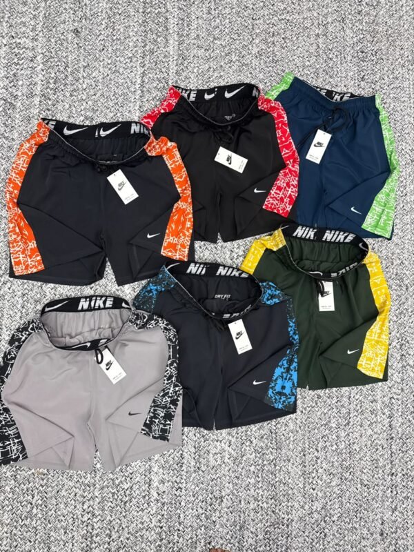 NIKE PREMEIUM CUT AND SEW PRINTED SHORTS WITH OUTER ELASTIC