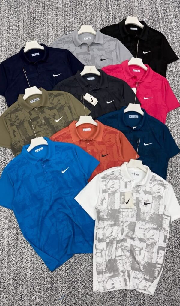 NIKE PREMEIUM MINI MARS PIQUE EMBROIDERY LOGO CUFF AND COLLAR POLO
