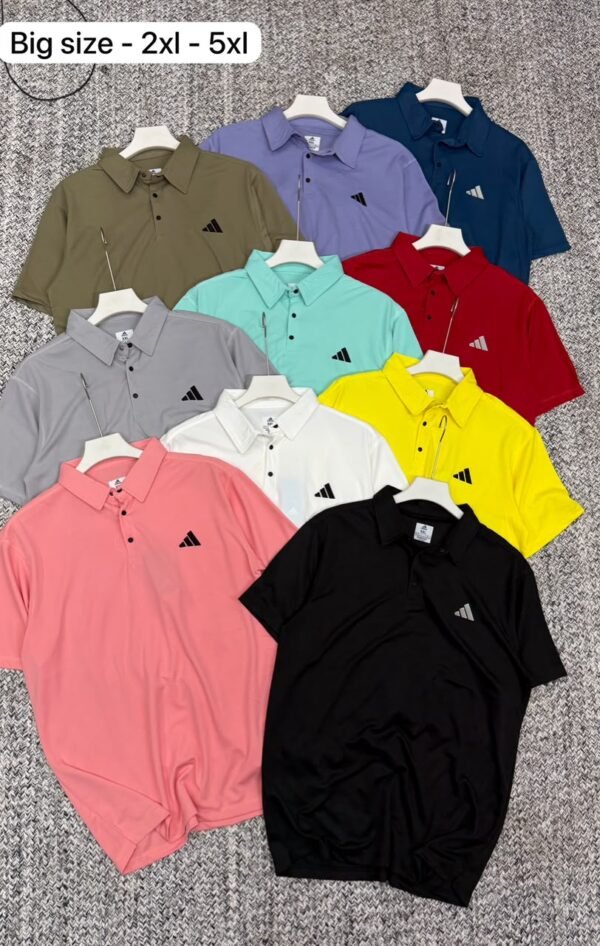 ADIDAS BIG SIZE POLO WITH LOGO