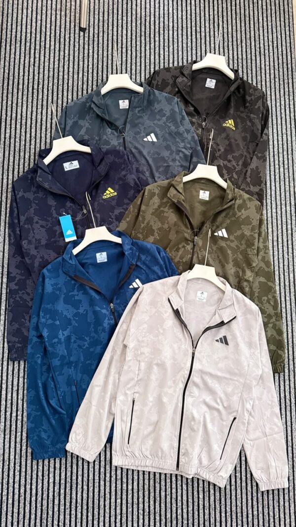ADIDAS PREMEIUM CAMO JAQUARD NS LYCRA DRY FIT CUT AND SEW RAGLON SLEEVE UPPER
