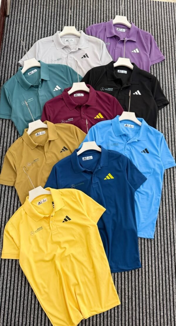 ADIDAS PETRONAS ECONOMIC MARS PIQUE COLLAR TSHIRT POLO